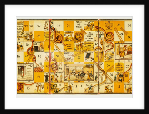 Snakes and Ladders. Germany, 1900 by Unknown