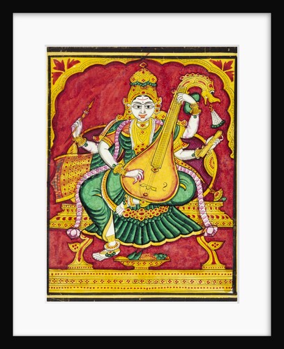 Saraswati. Mysore, India, mid-19th century by Unknown