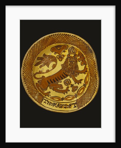 Heraldic Lion Dish by Thomas Toft