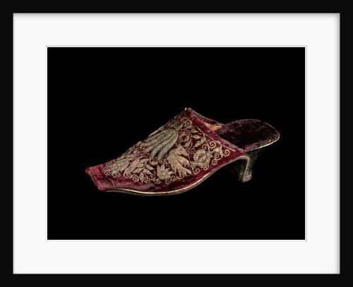 Women's mule. England, mid-17th century by Unknown