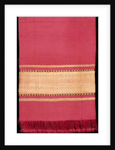 Woven silk fragment. Punjab, India, mid-19th century by Unknown
