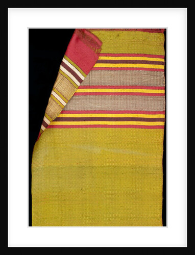 Woven silk fragment. Punjab, India, mid-19th century by Anonymous