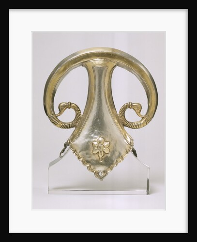 Saddle pommel by Unknown