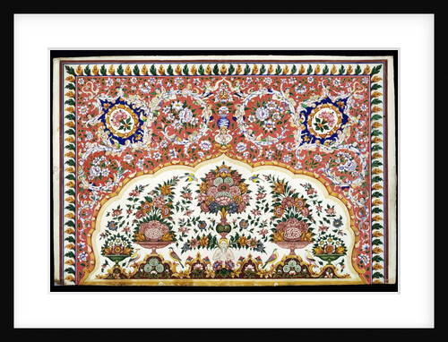 Wall painting design. Amritsar, India, 19th century by Unknown