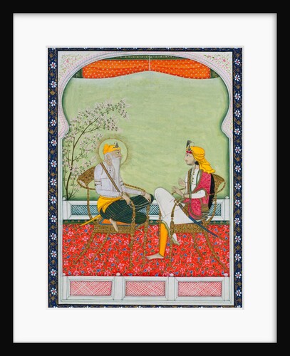 Ranjit Singh with Hira Singh by Unknown