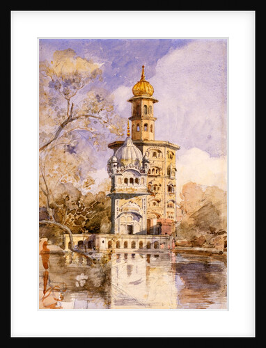 The Akalis Tower at Amritsar by William Carpenter