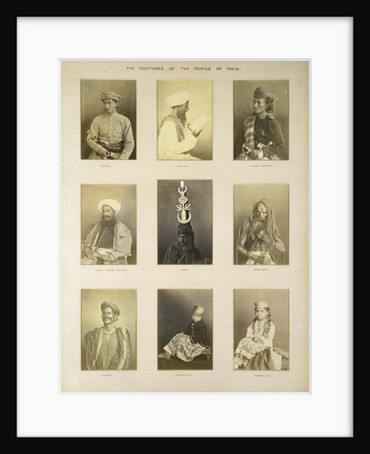 Costumes of the People of India by W.W. Hooper and Surgean G. Western