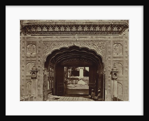 Exterior detail of The Golden Temple by Felice Beato