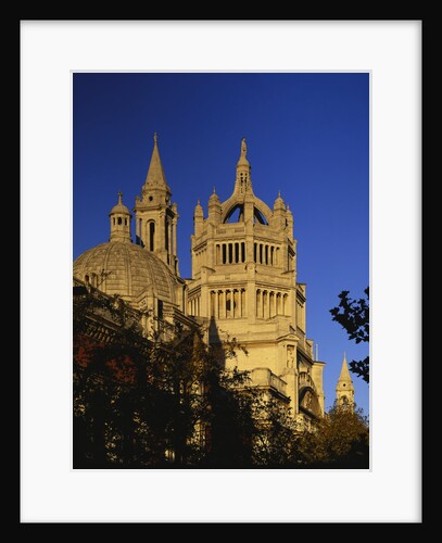 Front of the V&A Museum showing the Central Tower. London, England, 20th century by Anonymous