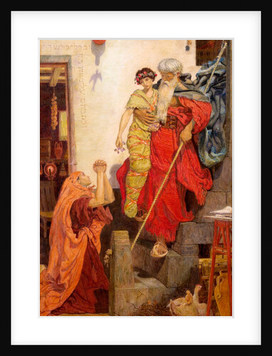 Elijah Restoring the Widow's Son by Ford Madox Brown