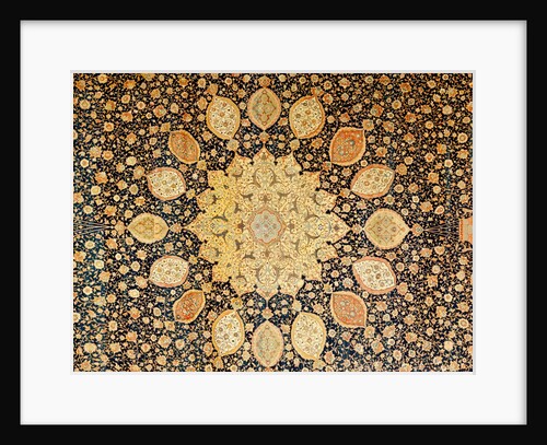 The Ardabil Carpet, detail. Iran, mid-16th century by Anonymous