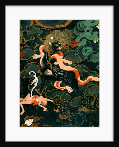 T'Angka depicting Mahakala. Tibet, 18th century by Unknown