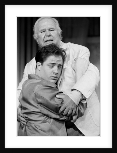 Brendan Fraser and Ned Beatty in Tennessee Williams's Cat on a Hot Tin Roof at the Lyric Theatre by Graham Brandon