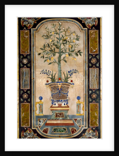 Vase of Flowers with Fruit. Florence, Italy, 1675 by Matteo Nigetti
