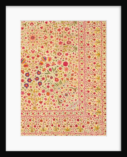 Floorspread, detail. India, 18th century by Unknown
