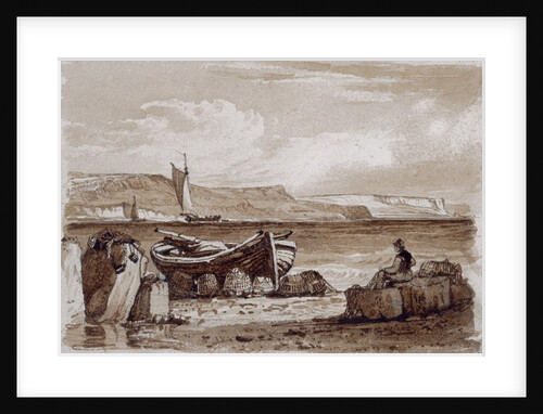 Lulworth Cliffs by Samuel Prout