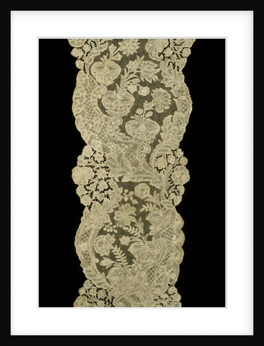 Lace lappet by Anonymous