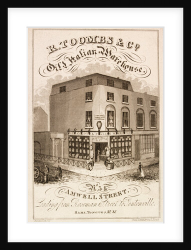 Trade card for R.Toombs & Co by Unknown