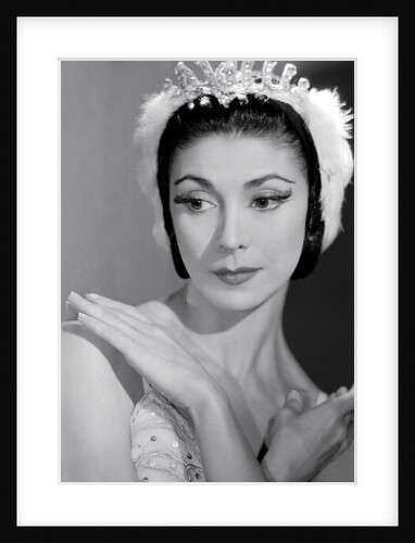 Margot Fonteyn in Tchaikovsky's Swan Lake at the Sadler's Wells Theatre by Houston Rogers