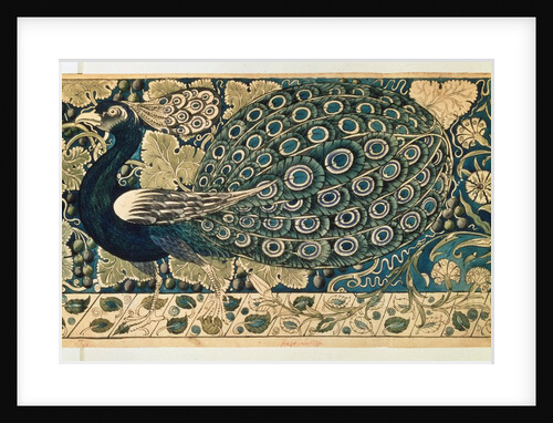 Design for a tile panel by William Frend De Morgan