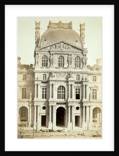 Pavillon Richelieu in the Louvre by Edouard-Denis Baldus
