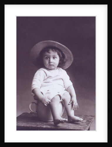 Baby on a Potty by Unknown