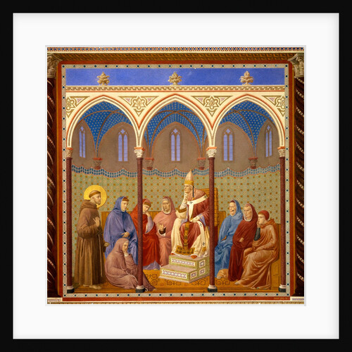 St Francis Before Pope Honorius by Edward Kaiser