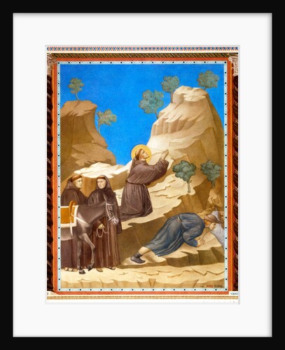 St Francis Drawing Water from the Rock by Edward Kaiser