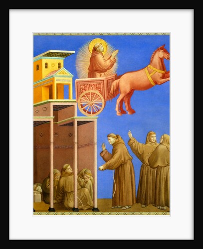 St Francis in the Chariot of Fire by Edward Kaiser
