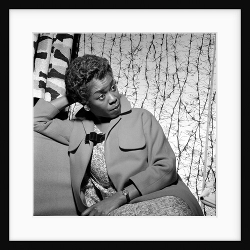 Sarah Vaughan, American jazz singer by Harry Hammond