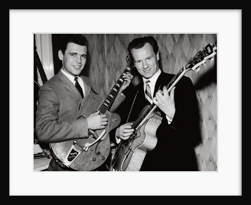 Duane Eddy and Bert Weedon by Harry Hammond