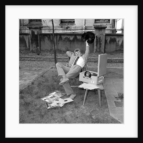 Tommy Steele enjoying before the BBC Radio Show by Harry Hammond