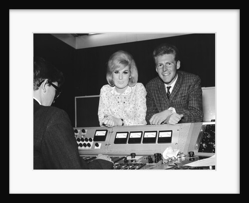 Dusty Springfield at Philip Records Recording Studio by Harry Hammond