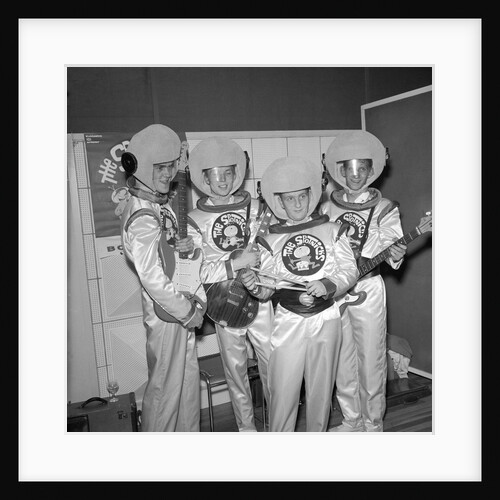 The Spotniks dressed up as astronauts by Harry Hammond