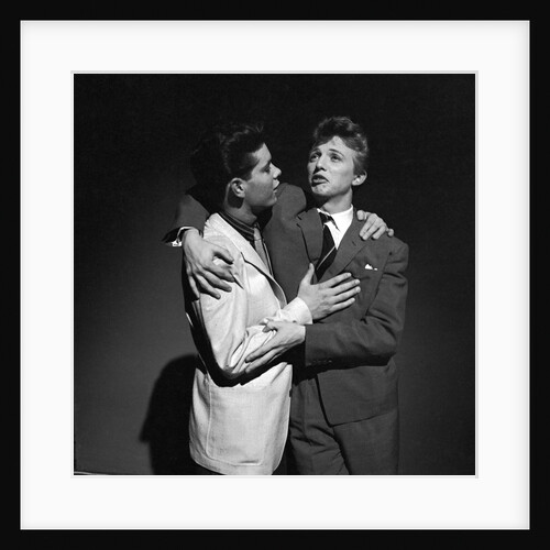 Cliff Richard with Tommy Steele by Harry Hammond
