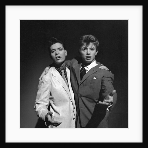 Cliff Richard with Tommy Steele by Harry Hammond