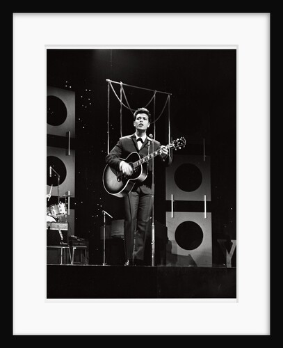 Cliff Richard on stage by Harry Hammond