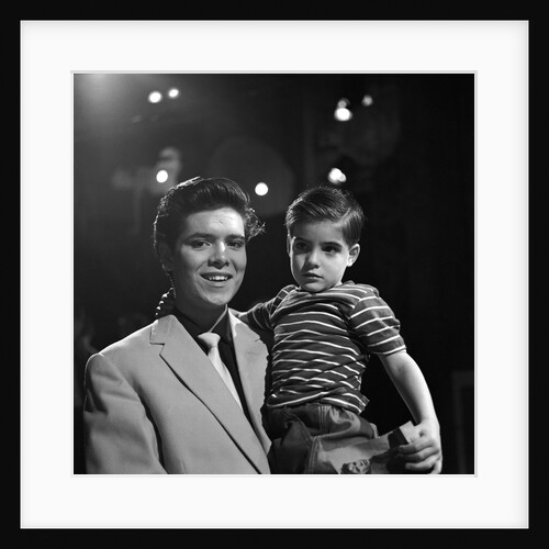 Cliff Richard with a young fan by Harry Hammond
