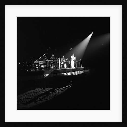 Cliff Richard performing on stage by Harry Hammond