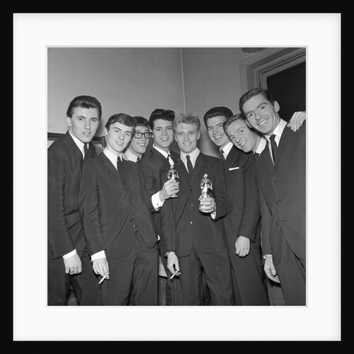 Cliff Richard holding awards by Harry Hammond