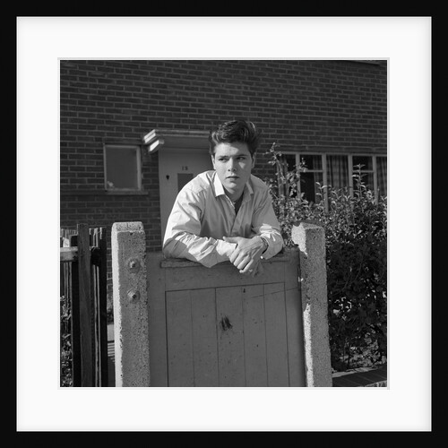 Cliff Richard outside his first house by Harry Hammond