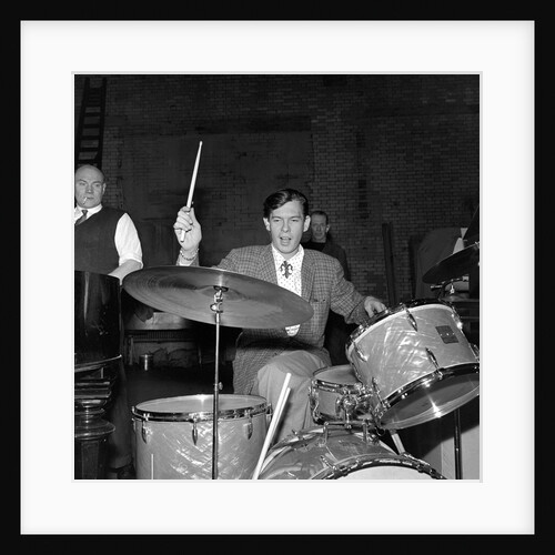 Johnnie Ray at the drums by Harry Hammond