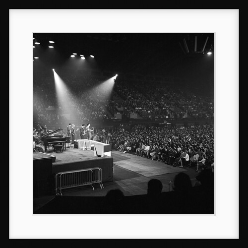 Cliff Richard and the Shadows performing on stage by Harry Hammond
