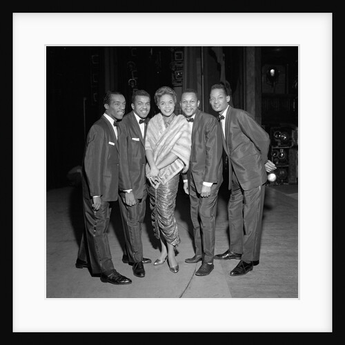 The Platters posing at the Palladium by Harry Hammond