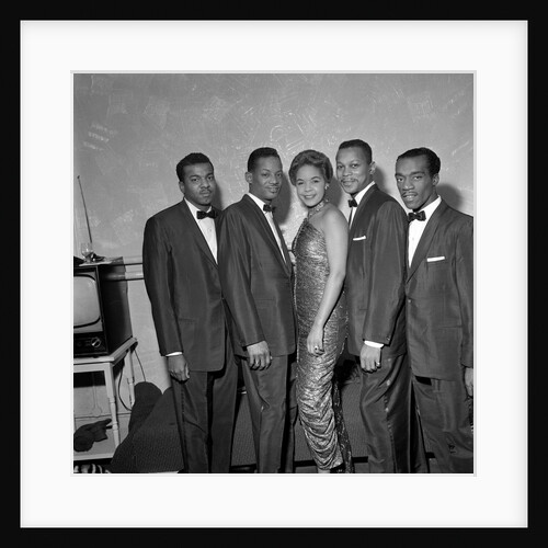 The Platters posing at the Palladium by Harry Hammond