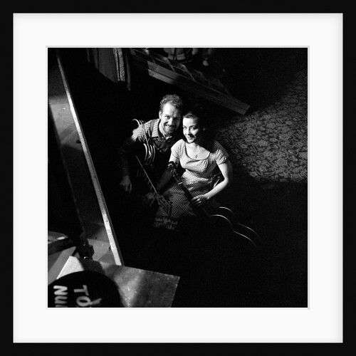 Chas McDevitt and Shirley Douglas by Harry Hammond