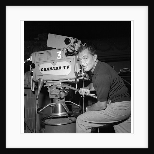 Tony Martin on set at Granada Television by Harry Hammond