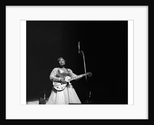 Sister Rosetta Tharp on stage at the Drury Lane Theatre by Harry Hammond