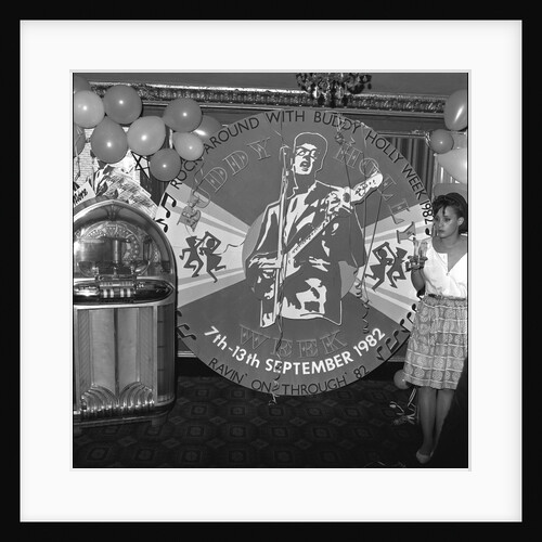 Buddy Holly Week poster. England, 1982 by Harry Hammond