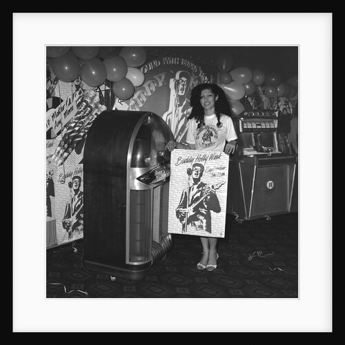 Buddy Holly Week poster. England, 1982 by Harry Hammond